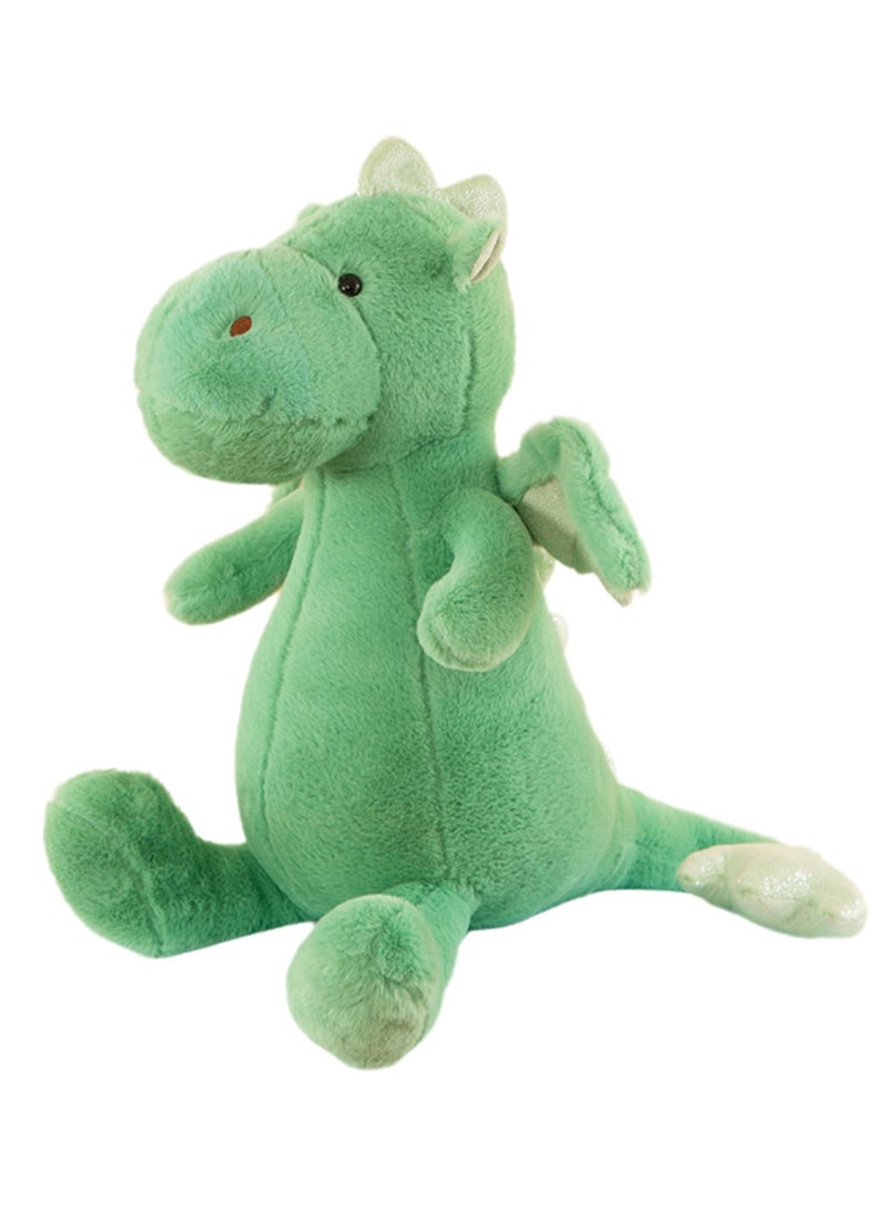 30 CM Cute Dinosaur Plush Toy Soft Stuffed Cute Cartoon Doll For Girls And Boys All Ages Gift（Green） - Image 1